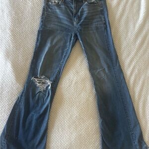 American Eagle Outfitters Blue Flare Jeans